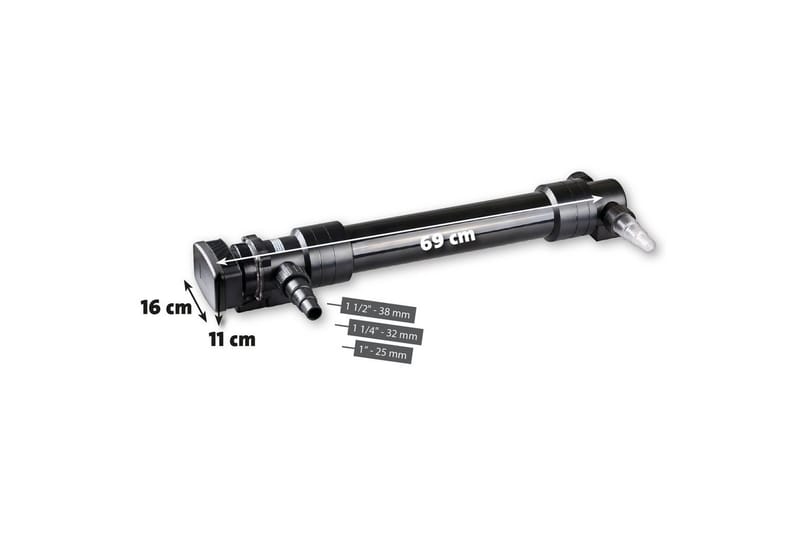 UVC Rensing Heissner Utførelse 55 W (Passer dam 60.000 L), 55 W (Passer dam 60.000 L)