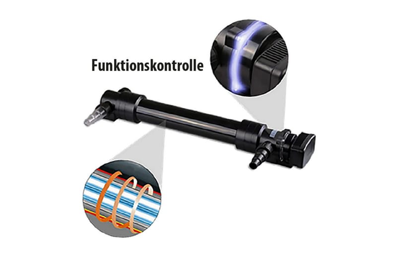 UVC Rensing Heissner Utførelse 72 W (Passer dam 80.000 L) - 72 W (Passer dam 80.000 L) - Hagemøbler & utemiljø - Hagedekorasjon & utemiljø - Dam & fontene