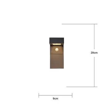 Vici solcellevegglykt 9 cm - svart - Hagemøbler & utemiljø - Hagedekorasjon & utemiljø - Hagebelysning