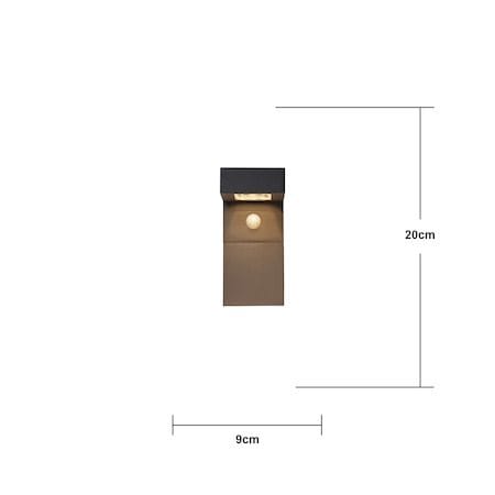 Vici solcellevegglykt 9 cm - svart - Hagemøbler & utemiljø - Hagedekorasjon & utemiljø - Hagebelysning
