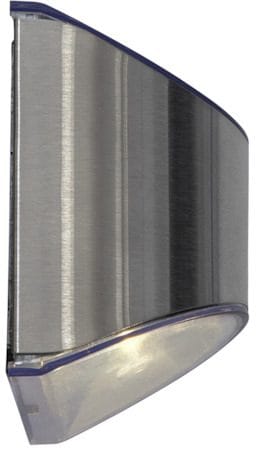 Wally 2-pakning solcellevegglykt 10 cm - sølv - Hagemøbler & utemiljø - Hagedekorasjon & utemiljø - Hagebelysning