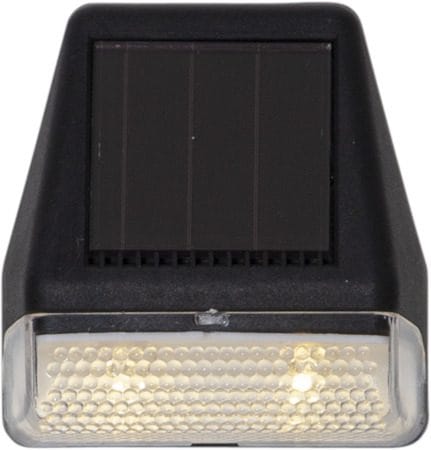Wally Mini 3-pakning solcellevegglykt 7 cm - svart - Hagemøbler & utemiljø - Hagedekorasjon & utemiljø - Hagebelysning