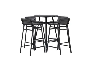 Mexico Balkonggruppe 4-seter - Svart - Hagemøbler & utemiljø - Hagegruppe - Cafemøbler & cafesett