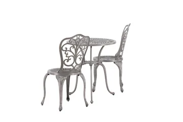Nandin Balkonggruppe 2-seter - Sølv - Hagemøbler & utemiljø - Hagegruppe - Cafemøbler & cafesett