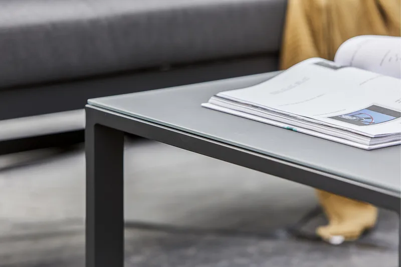 Loungegruppe utendørs Hillerstorp Lundamo grå - Grå - Hagemøbler & utemiljø - Loungemøbler - Loungegrupper