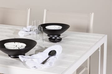 Break Spisegruppe 205 cm + 6 stk Copacabana Spisestoler Beige/Hvit - Hagemøbler & utemiljø - Hagegruppe - Spisegrupper hage