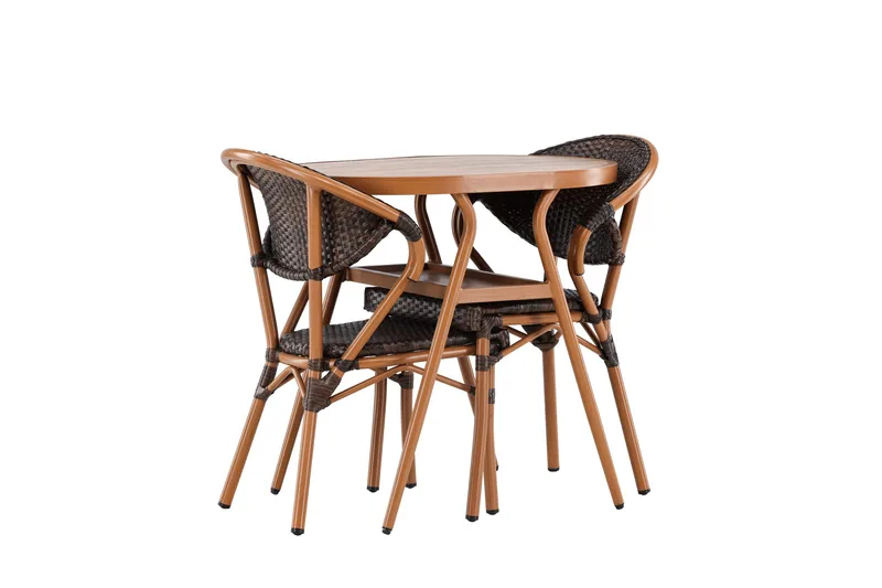 Abrantes Balkonggruppe 2-seter - Brun - Hagemøbler & utemiljø - Hagegruppe - Cafemøbler & cafesett