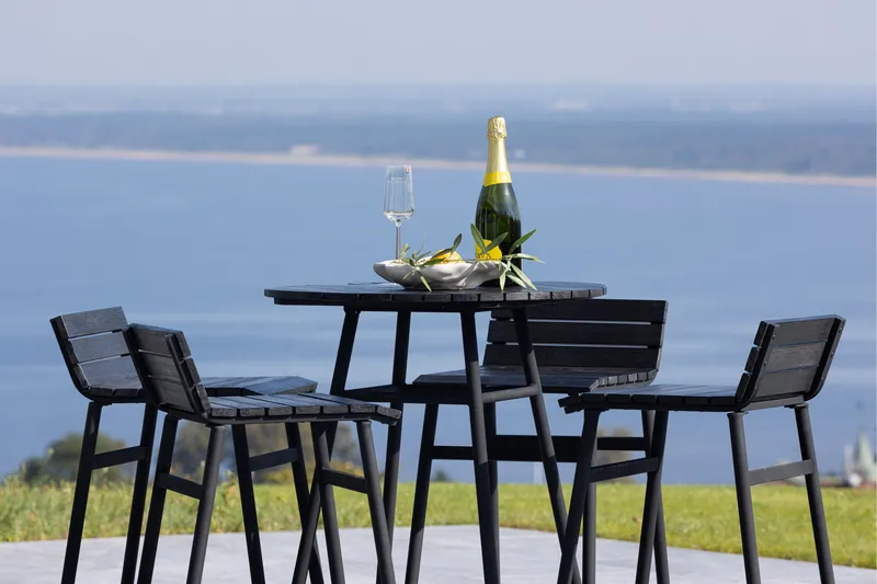 Mexico Balkonggruppe 4-seter - Svart - Hagemøbler & utemiljø - Hagegruppe - Cafemøbler & cafesett