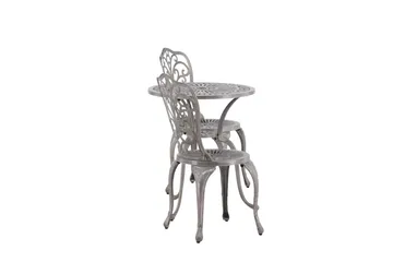 Nandin Balkonggruppe 2-seter - Sølv - Hagemøbler & utemiljø - Hagegruppe - Cafemøbler & cafesett