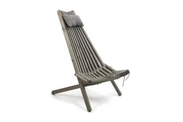 Park Solstol 2 stk - Grå - Hagemøbler & utemiljø - Loungemøbler - Loungestol utendørs