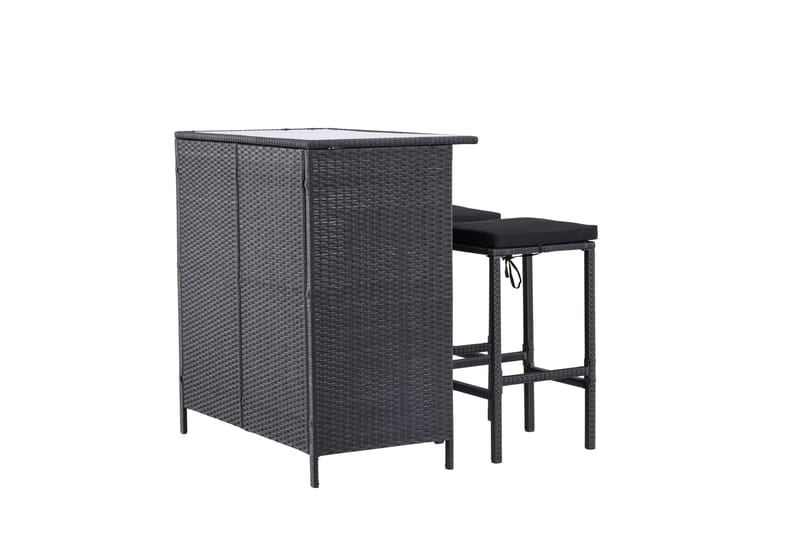 Knock Balkonggruppe 2-seter - Svart - Hagemøbler & utemiljø - Hagegruppe - Cafemøbler & cafesett