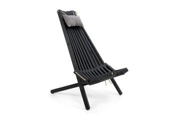 Park Solstol 2 stk - Svart - Hagemøbler & utemiljø - Loungemøbler - Loungestol utendørs