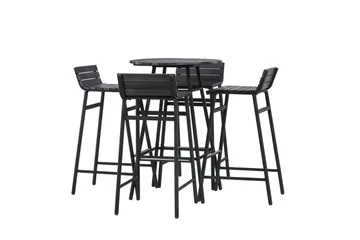 Mexico Balkonggruppe 4-seter - Svart - Hagemøbler & utemiljø - Hagegruppe - Cafemøbler & cafesett