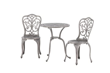 Nandin Balkonggruppe 2-seter - Sølv - Hagemøbler & utemiljø - Hagegruppe - Cafemøbler & cafesett