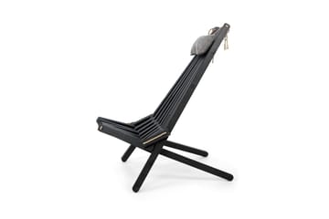 Park Solstol 2 stk - Svart - Hagemøbler & utemiljø - Loungemøbler - Loungestol utendørs