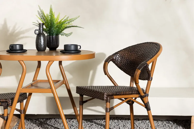 Abrantes Balkonggruppe 2-seter - Brun - Hagemøbler & utemiljø - Hagegruppe - Cafemøbler & cafesett