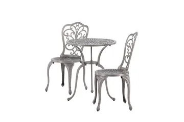 Nandin Balkonggruppe 2-seter - Sølv - Hagemøbler & utemiljø - Hagegruppe - Cafemøbler & cafesett