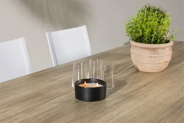 Merlo Spisegruppe 200 cm + 6 stk Alling Spisestoler Hvit - Hagemøbler & utemiljø - Hagegruppe - Spisegrupper hage