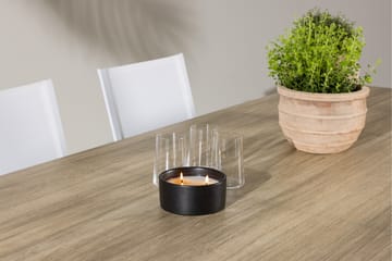 Merlo Spisegruppe 200 cm + 6 stk Alling Spisestoler Hvit - Hagemøbler & utemiljø - Hagegruppe - Spisegrupper hage