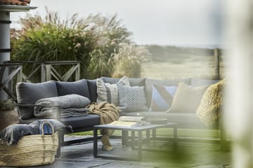 Loungegruppe utendørs Hillerstorp Lundamo grå - Grå - Hagemøbler & utemiljø - Loungemøbler - Loungegrupper