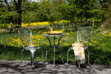 Nandin Balkonggruppe 2-seter - Sølv - Hagemøbler & utemiljø - Hagegruppe - Cafemøbler & cafesett