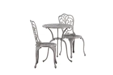 Nandin Balkonggruppe 2-seter - Sølv - Hagemøbler & utemiljø - Hagegruppe - Cafemøbler & cafesett