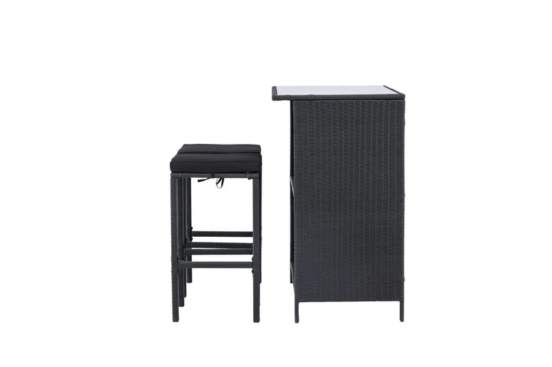 Knock Balkonggruppe 2-seter - Svart - Hagemøbler & utemiljø - Hagegruppe - Cafemøbler & cafesett