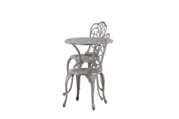 Nandin Balkonggruppe 2-seter - Sølv - Hagemøbler & utemiljø - Hagegruppe - Cafemøbler & cafesett