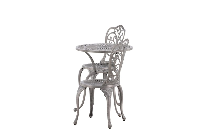 Nandin Balkonggruppe 2-seter - Sølv - Hagemøbler & utemiljø - Hagegruppe - Cafemøbler & cafesett