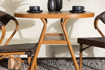 Abrantes Balkonggruppe 2-seter - Brun - Hagemøbler & utemiljø - Hagegruppe - Cafemøbler & cafesett