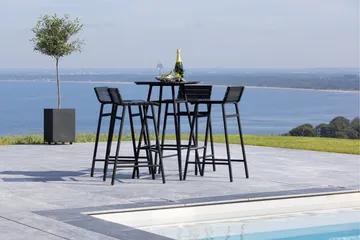 Mexico Balkonggruppe 4-seter - Svart - Hagemøbler & utemiljø - Hagegruppe - Cafemøbler & cafesett