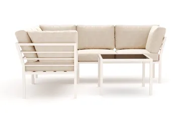 Ariany Sofagruppe 5-seter - Beige - Hagemøbler & utemiljø - Hagegruppe - Sofagruppe utendørs