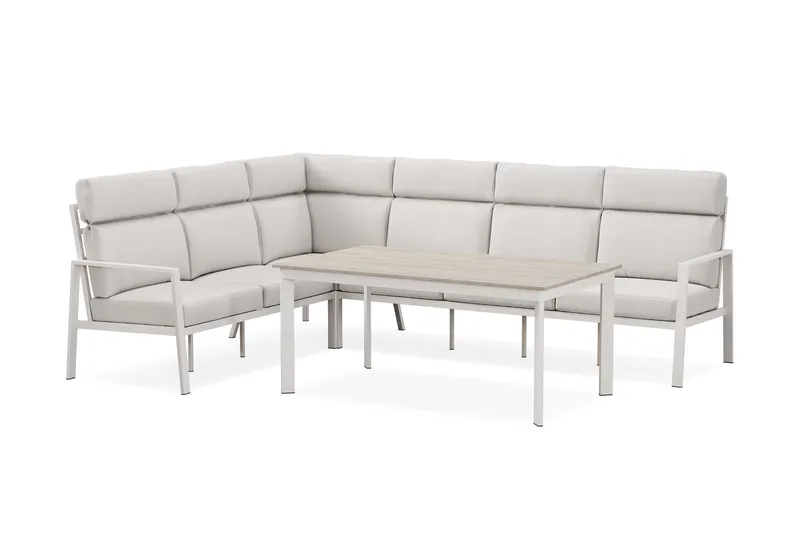 Ariany utendørs hjørnesofagruppe, Beige