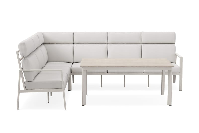 Ariany utendørs hjørnesofagruppe - Beige - Hagemøbler & utemiljø - Hagegruppe - Sofagruppe utendørs