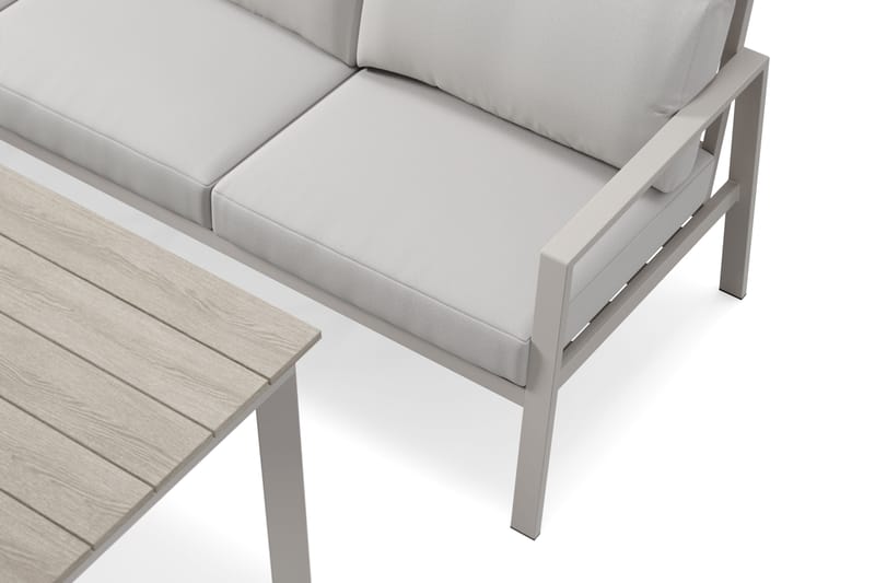 Ariany utendørs hjørnesofagruppe - Beige - Hagemøbler & utemiljø - Hagegruppe - Sofagruppe utendørs