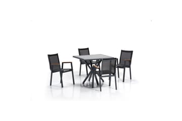 Australia balkong gruppe - Svart/Grå - Hagemøbler & utemiljø - Hagegruppe - Cafemøbler & cafesett