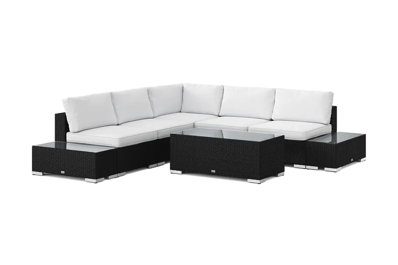Bahamas Hjørnesofa (Vendbar) Åpen Ende inkl. Endedel 5-seter – Bord uten Hylle