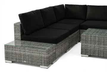 Bahamas Hjørnesofa (Vendbar) Åpen Ende inkl. Endedel 5-seter – Bord uten Hylle - Hagemøbler & utemiljø - Loungemøbler - Loungegrupper