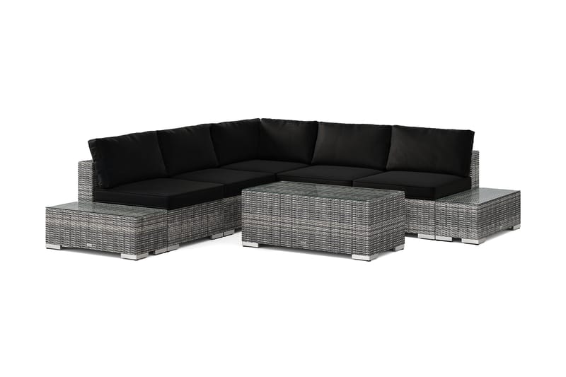Bahamas Hjørnesofa (Vendbar) Åpen Ende inkl. Endedel 5-seter – Bord uten Hylle