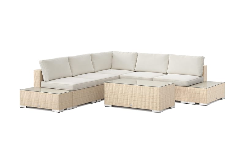 Bahamas Hjørnesofa (Vendbar) Åpen Ende inkl. Endedel 5-seter – Bord uten Hylle
