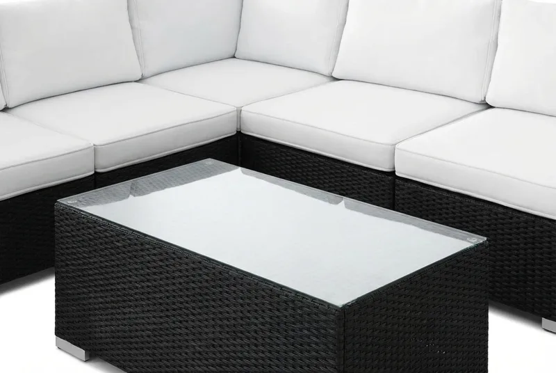 Bahamas Hjørnesofa (Vendbar) Åpen Ende inkl. Endedel 5-seter – Bord uten Hylle - Hagemøbler & utemiljø - Loungemøbler - Loungegrupper