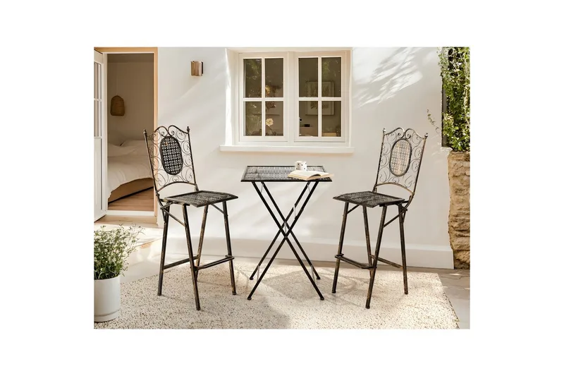 Baroppsett Bormio - Hagemøbler & utemiljø - Hagegruppe - Cafemøbler & cafesett