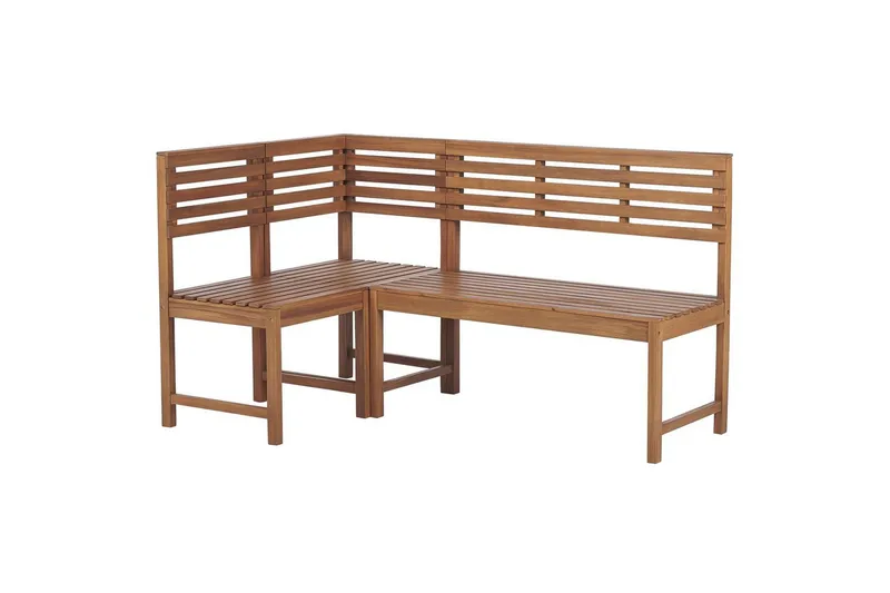 Bistro-set Beliani Treia Light wood - Hagemøbler & utemiljø - Hagegruppe - Cafemøbler & cafesett