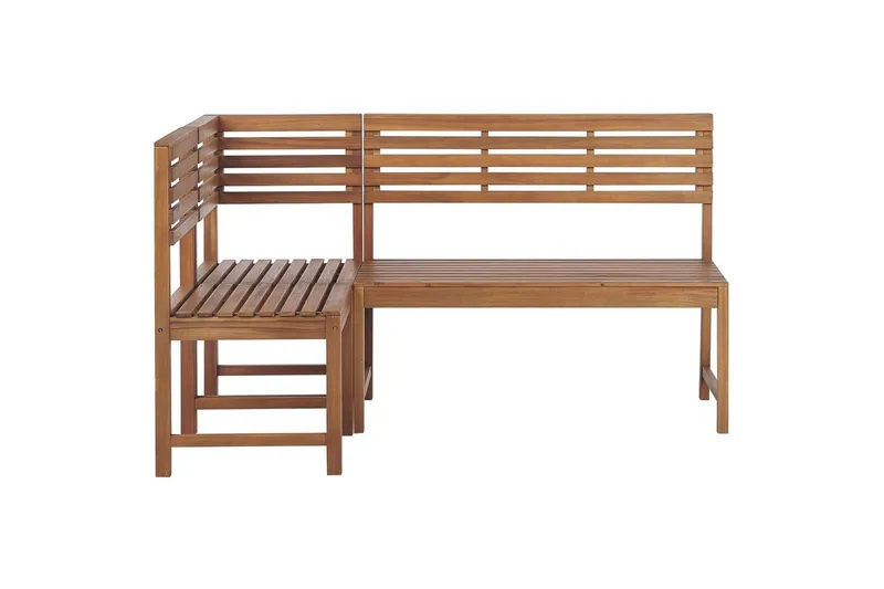 Bistro-set Beliani Treia Light wood - Hagemøbler & utemiljø - Hagegruppe - Cafemøbler & cafesett