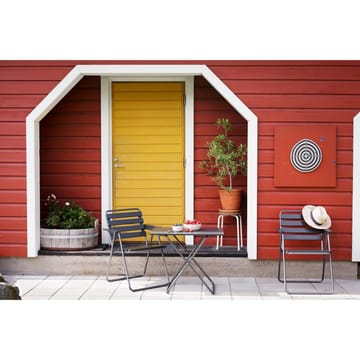 Bordgruppe Varax Retro 401 + 2 stk 305 Grå/Svart - Grå/Svart - Hagemøbler & utemiljø - Hagegruppe - Spisegrupper hage