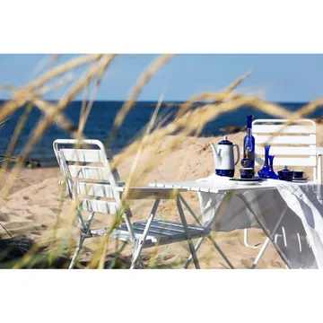 Bordgruppe Varax Retro 401 + 2 stk 305 Hvit - Hvit - Hagemøbler & utemiljø - Hagegruppe - Spisegrupper hage