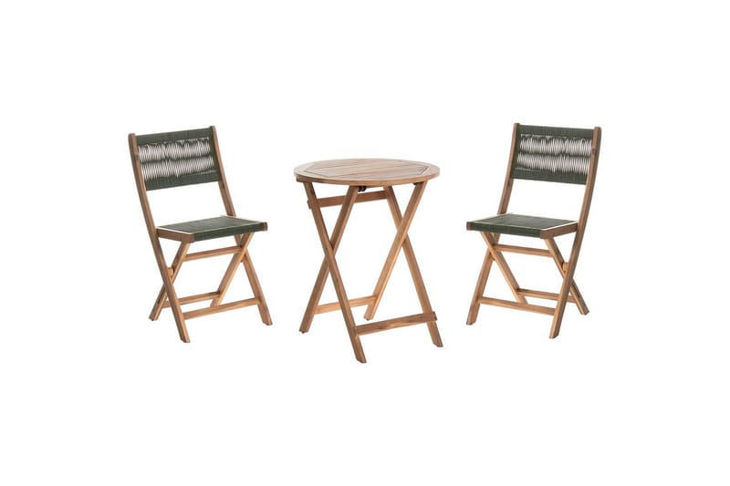 Cafégruppe Prossedi, Grønt, lyst treverk