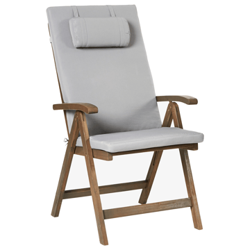 Caféssett utendørs Amantea Premium akasietre - Brun/Lysegrå - Hagemøbler & utemiljø - Hagegruppe - Cafemøbler & cafesett