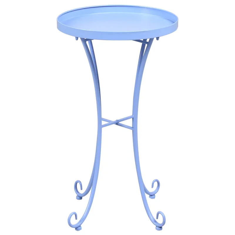 Caféssett utendørs Cavinia Jern - Blå - Hagemøbler & utemiljø - Hagegruppe - Cafemøbler & cafesett