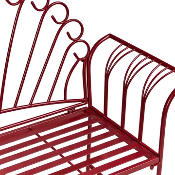 Caféssett utendørs Cavinia Jern - Rød - Hagemøbler & utemiljø - Hagegruppe - Cafemøbler & cafesett